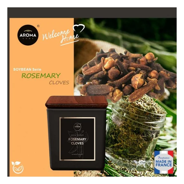 Aroma Home Soya series Kokulu Mum Rosemary Cloves 155gr. - Görsel 4