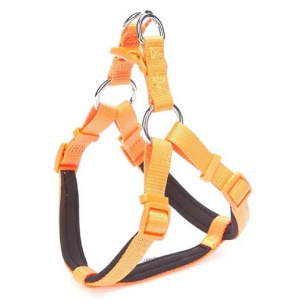 Doggie Comfort Ronin Dokuma L 2x55-65 cm Turuncu Köpek Göğüs Tasması - Görsel 8