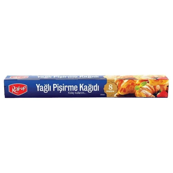 Roll-Up Yağlı Fırın Tepsi Pişirme Kızartma Kağıdı - 8 Metre -1 Kutu - Görsel 6