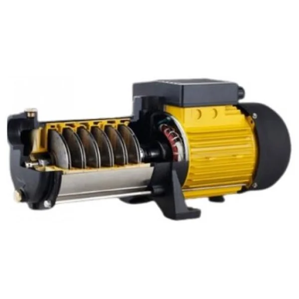 Vortex Vkp S/s 9-08 M 3.5 Hp 220V Paslanmaz Çelik Fanlı Kademeli Yatay Milli Pompa - Görsel 4