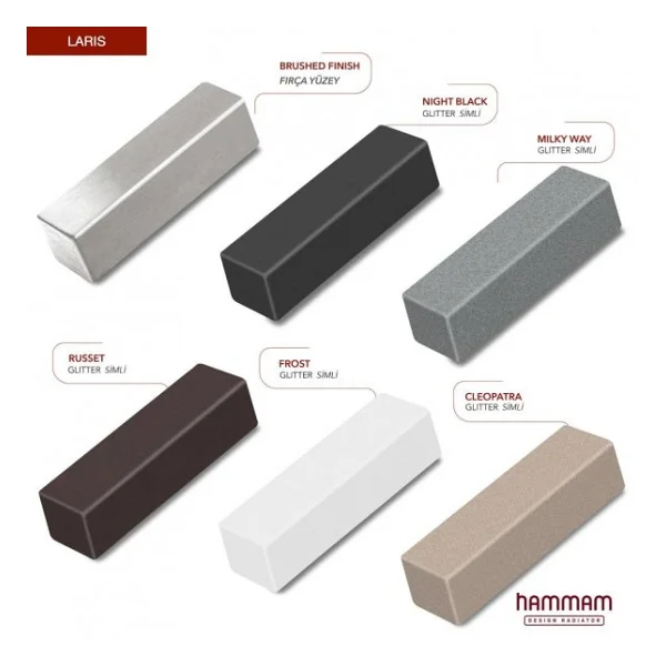 600x600mm Laris Paslanmaz Çelik Russet Kahverengi Havlupan - Görsel 3