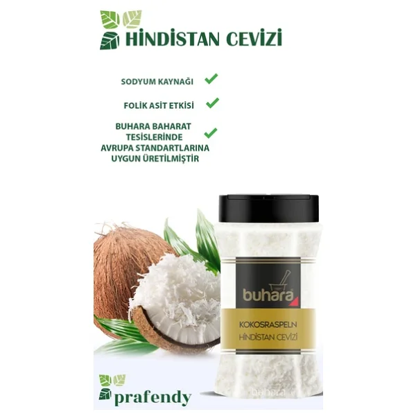 Buhara Hindistan Cevizi 120 G Pet - Görsel 5