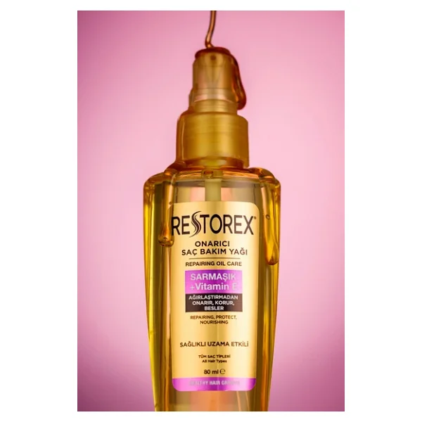 Restorex Speed Strong Onarıcı Bakım Saç Bakım Yağı 100 Ml - Sarmaşık Özlü, Sağlıklı Uzama, Dökülme Karşıtı - Görsel 2