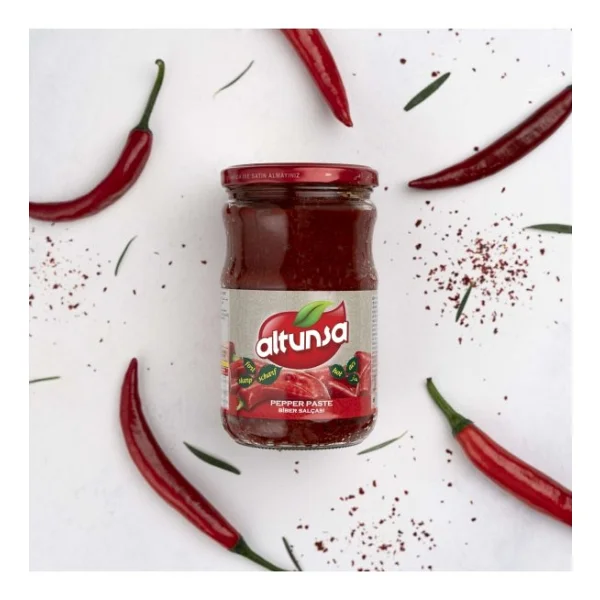 Altunsa 650 gr 2'li Paket Acı Biber Salçası - Görsel 4