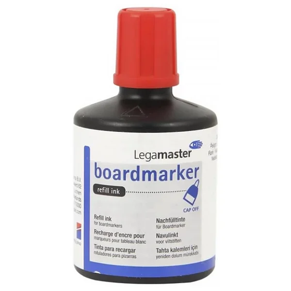 Legamaster 100 ml Kırmızı Tahta Kalem Mürekkebi - Görsel 4