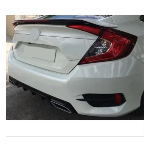 Autogp Honda Civic Fc5 Uyumlu Turbo Spoiler Si Işıklı Boyasız 2016+ - Görsel 2