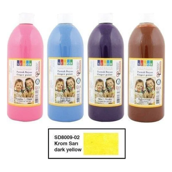 Südor 500 ml Parmak Boyası Krom Sarı - Görsel 6