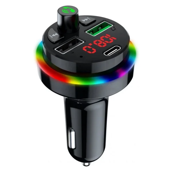 Sprange Stf1 Rgb Isikli Pd 25W + Qc 3.1A Sarj Bluetooth 5.1V Fm Transmitter - Görsel 4