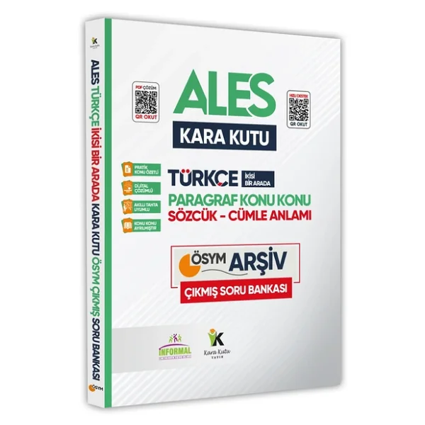 ALES Türkçenin Kara Kutusu Dijital Çözümlü Konu Özetli ÖSYM Çıkmış Soru Bankası Altın Set Paket - Görsel 3