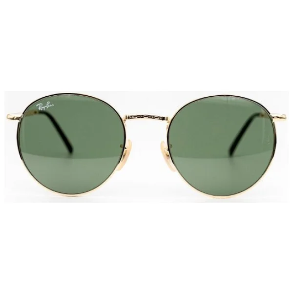 Ray-Ban New Round 3637 919631 Gold-Green Güneş Gözlüğü - Görsel 3