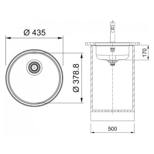 Franke Rondo ROX 610/110-38 Inox Evye - Görsel 8