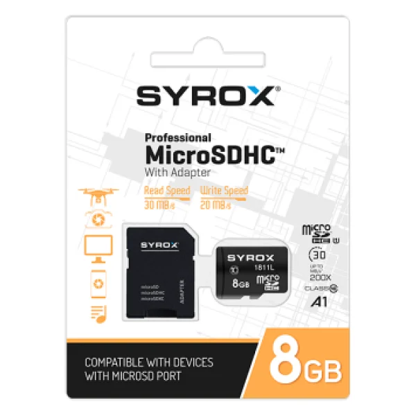 Syrox MC8 Class 10 8 GB Micro SD Kart - Görsel 3