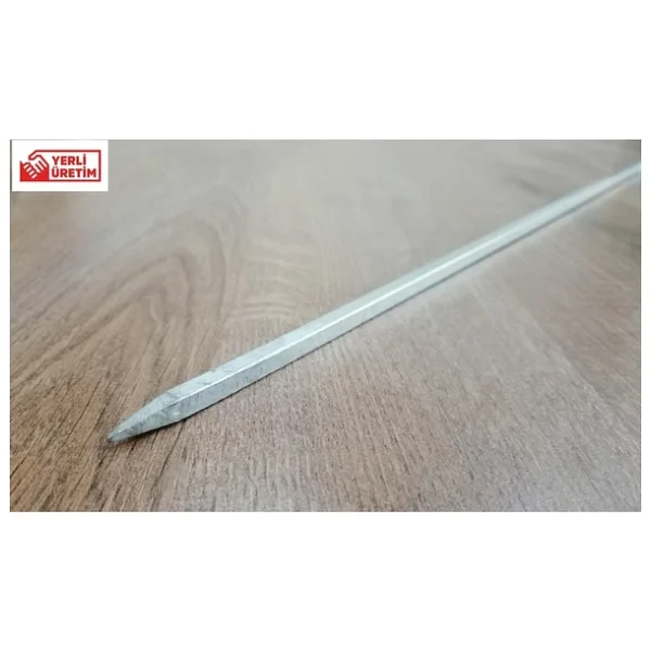 Kare Çöp Şiş Ciğer Şiş Tavuk Şiş Kuşbaşı Et Şişi 10 Adet 70 Cm - Görsel 3