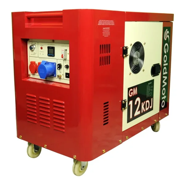 GoldMoto GM12KDJ 10 kVa Monofaze Marşlı Kabinli Dizel Jeneratör - Görsel 5