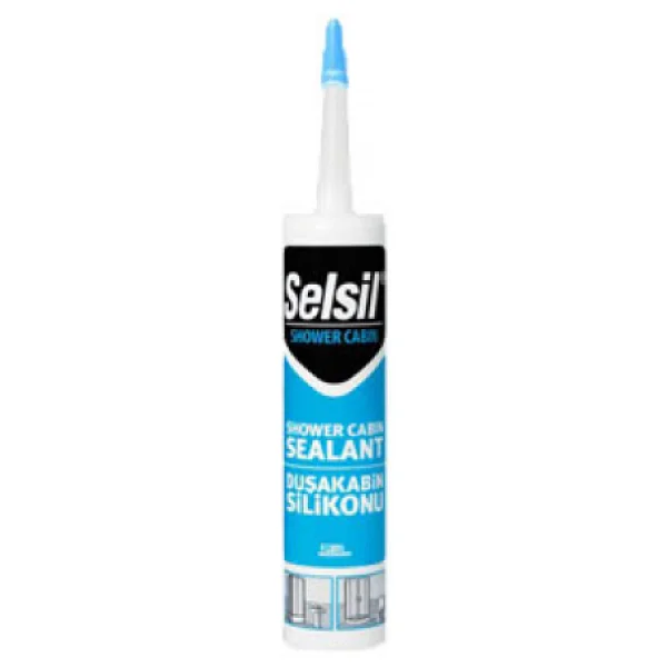 Selsil 05 280 ml Beyaz Mutfak ve Banyo Silikonu - Görsel 5