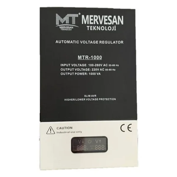 Mervesan MTR-1000 Otomatik Voltaj Regülatörü - Görsel 2