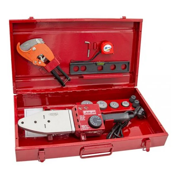 Grangos Grkm05-Set 1550W Profesyonel Plastik Boru Kaynak Makinesi Setli - Görsel 5