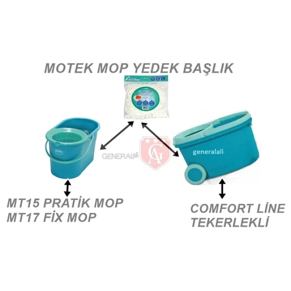 Motek Orjinal Yedek Puskul Fix,Pratik,Trent,Mopida,Comfort Modellere Uyumlu 2Adet - Görsel 4