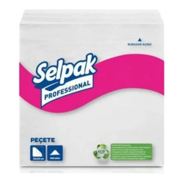 Selpak Profesyonel Peçete (33 X 33 Cm - 100 Lü Paket) - Görsel 2