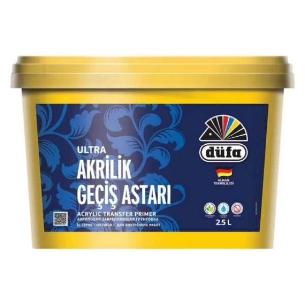 DÜFA Iç Cephe Ultra Akrilik Geçiş Astarı 2.5 Lt - Görsel 3
