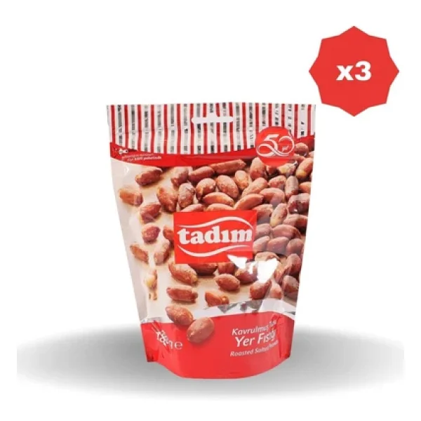 Tadım Tuzlu Kavrulmuş Yer Fıstığı 180 gr 3'lü - Görsel 4