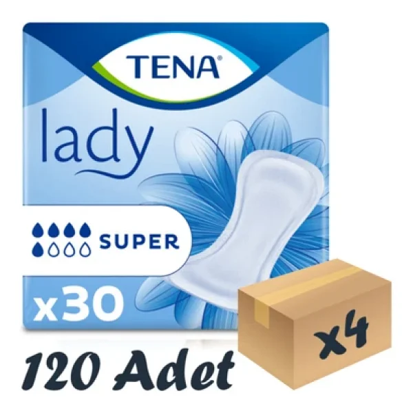 Tena Lady Süper 7 Damla 30'lu 4 Adet Kadın Mesane Pedi - Görsel 2