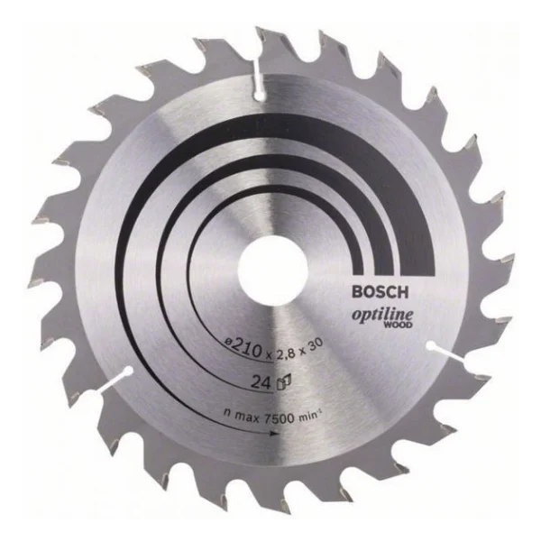 Bosch Optiline Wood 2608640621 210x30 mm 24 Diş Daire Testere Bıçağı - Görsel 4