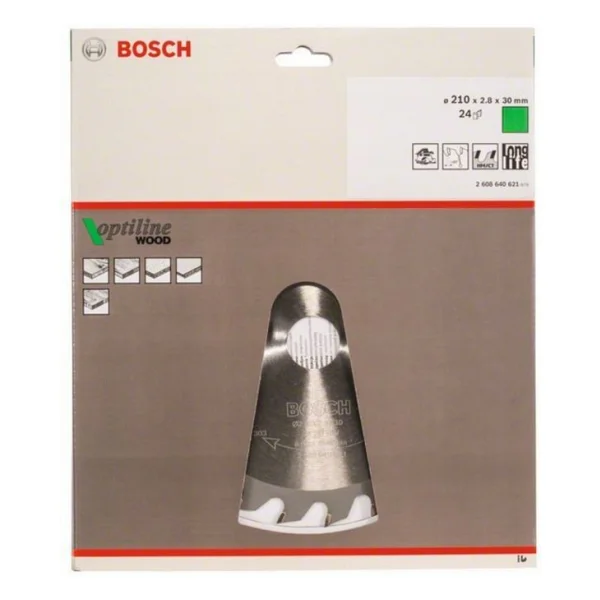 Bosch Optiline Wood 2608640621 210x30 mm 24 Diş Daire Testere Bıçağı - Görsel 5