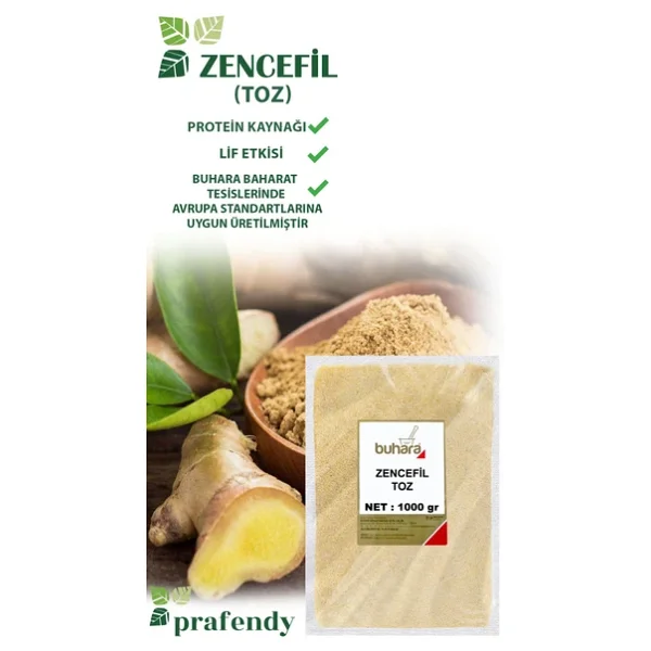 Buhara Baharat Toz Zencefil 1 kg - Görsel 2
