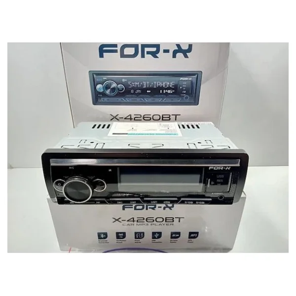 For-X X-4260BT 4x60 W Oto Teyp - Görsel 6