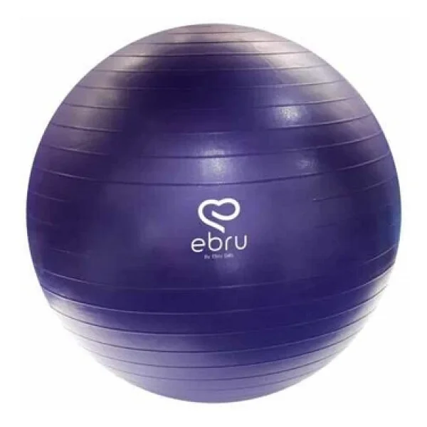 Ebru Pilates Topu 65 Cm (Mor) - Görsel 6