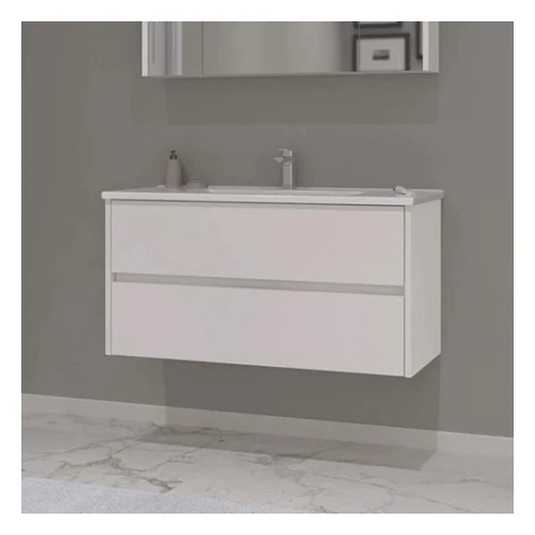 Orka Side 85 cm Çekmeceli Banyo Dolabı Seti - Görsel 2
