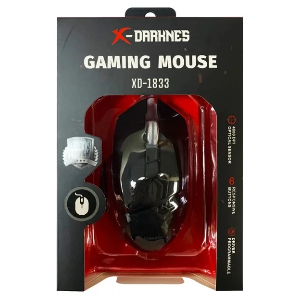 XD-1833 Rgb Gaming Mouse - Siyah - Görsel 3