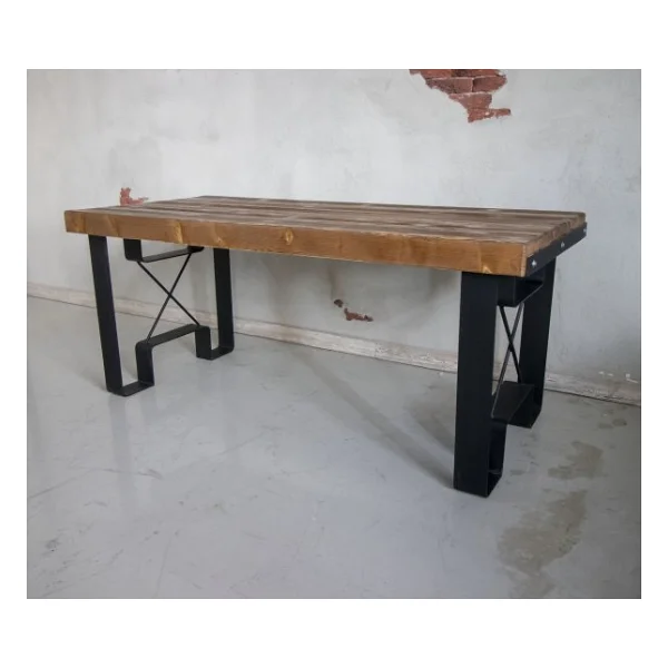 deryawood Masif Ahşap Yemek Masası 220x85 cm - Görsel 2