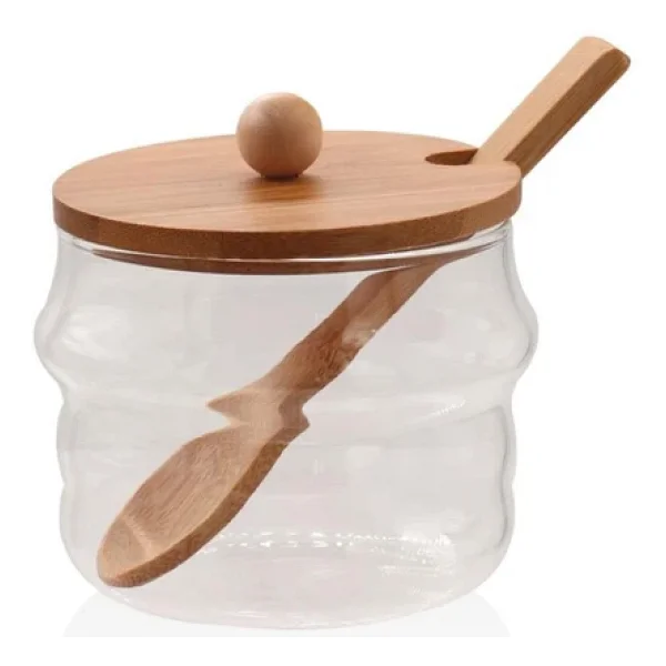 The Mia Bambu Kapaklı 250 ml Cam Kavanoz - Görsel 4