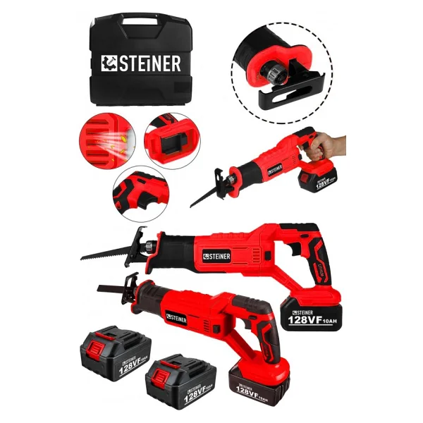 Steiner Alman 128 Vf 10AH Kömürsüz Akülü Tilki Kuyruğu Makinesi - Görsel 5