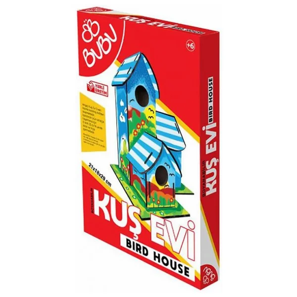 Bubu Boyanabilir Kuş Evi - Görsel 4