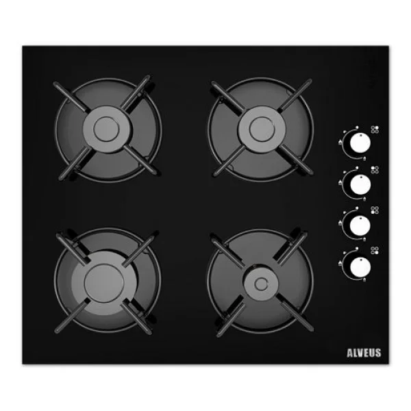 Alveus 615 Inox-Siyah 3'LÜ Ankastre Set - Görsel 3