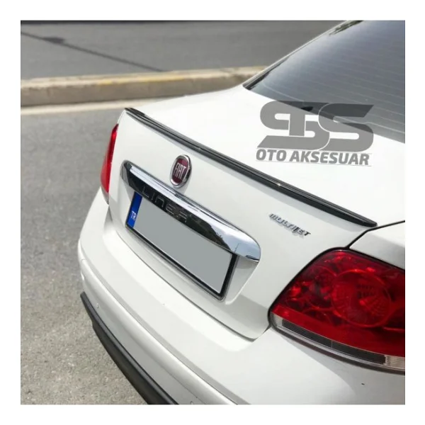 Fiat Linea Bagaj Üstü Spoiler Bagaj Çıtası Piano Black - Görsel 2