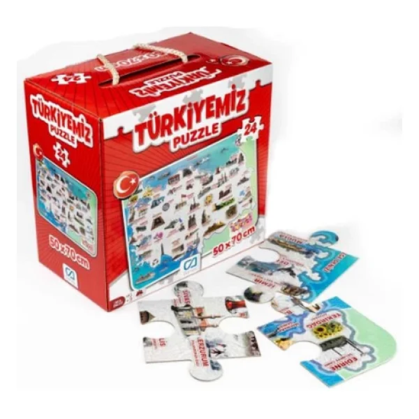 CA Games Türkiyemiz 24 Parça Yer Puzzle 5079 - Görsel 7