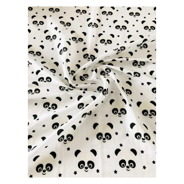 Panda Çok Amaçlı Müslin Örtü - Görsel 2