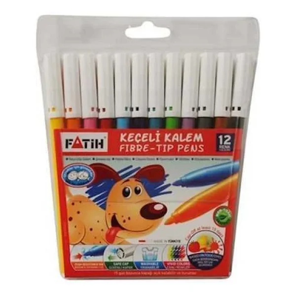 Fatih 12'li Keçeli Kalem Seti - Görsel 5