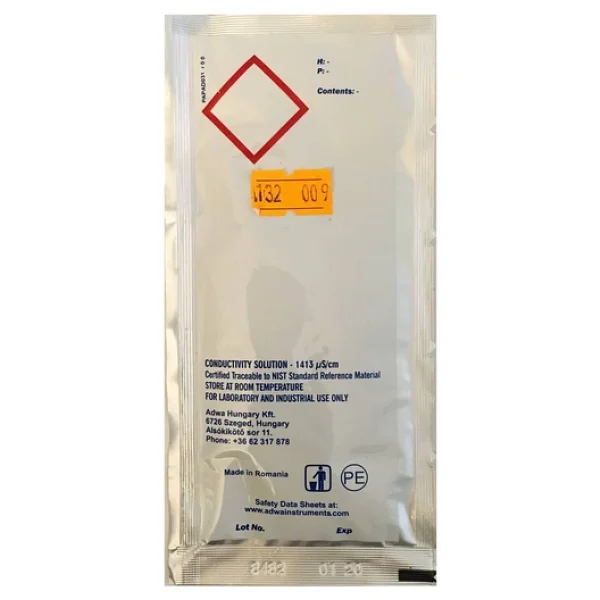 ADWA TDS Kalibrasyon Çözeltisi EC 1.413 mS/cm 20ml - Görsel 2