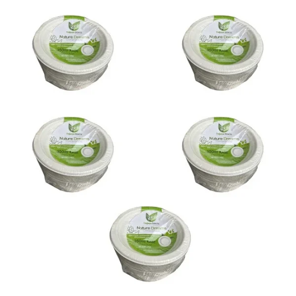 Roll-up Nature Ekolojik Karton Kağıt Tek Kullanımlık Çorba Kasesi - 400 Cc - 50 Adetlik 5 Paket - Görsel 7