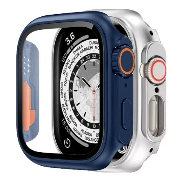 Binano Apple Watch 40mm Ultra Dönüştürücü Lacivert Kasa Ve Ekran Koruyucu - Görsel 2