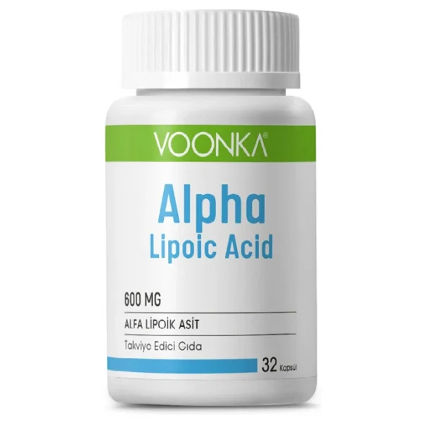 Voonka Alpha Lipoic Acid 600 mg 32 Kapsül - Görsel 4