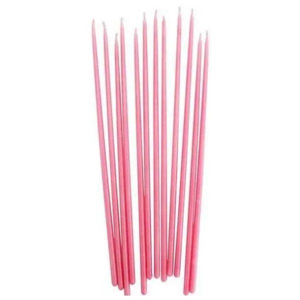 8 Adet Kırmızı Uzun Mum 30 CM Kırmızı İnce Mum Kırmızı Mum Church Red Candles Kilise Mumu Kırmızı Arınma Mumu Yılbaşı Mumları - Görsel 6