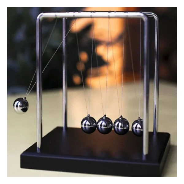 Newton Balance Balls Manyetik Stres Topları Stres Topu Masa Dekor Obje Sevgililer Gününe Özel Hediye - Görsel 2