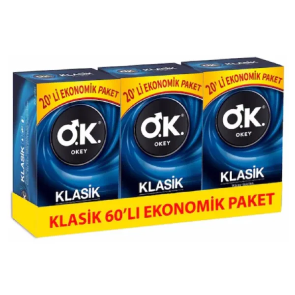 Okey Klasik 20'li 3 Adet Prezervatif - Görsel 2