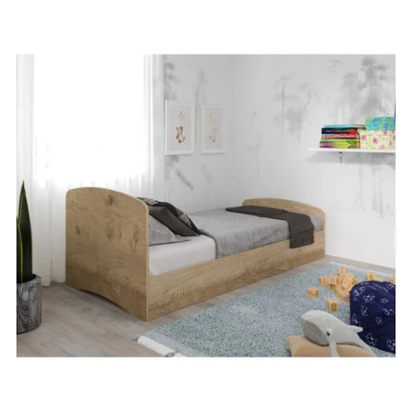 KZNMOB HOME Soft Tek Kişilik Mdf Karyola - 90 Cm X 190 Cm Yataklarla Uyumlu - Görsel 4